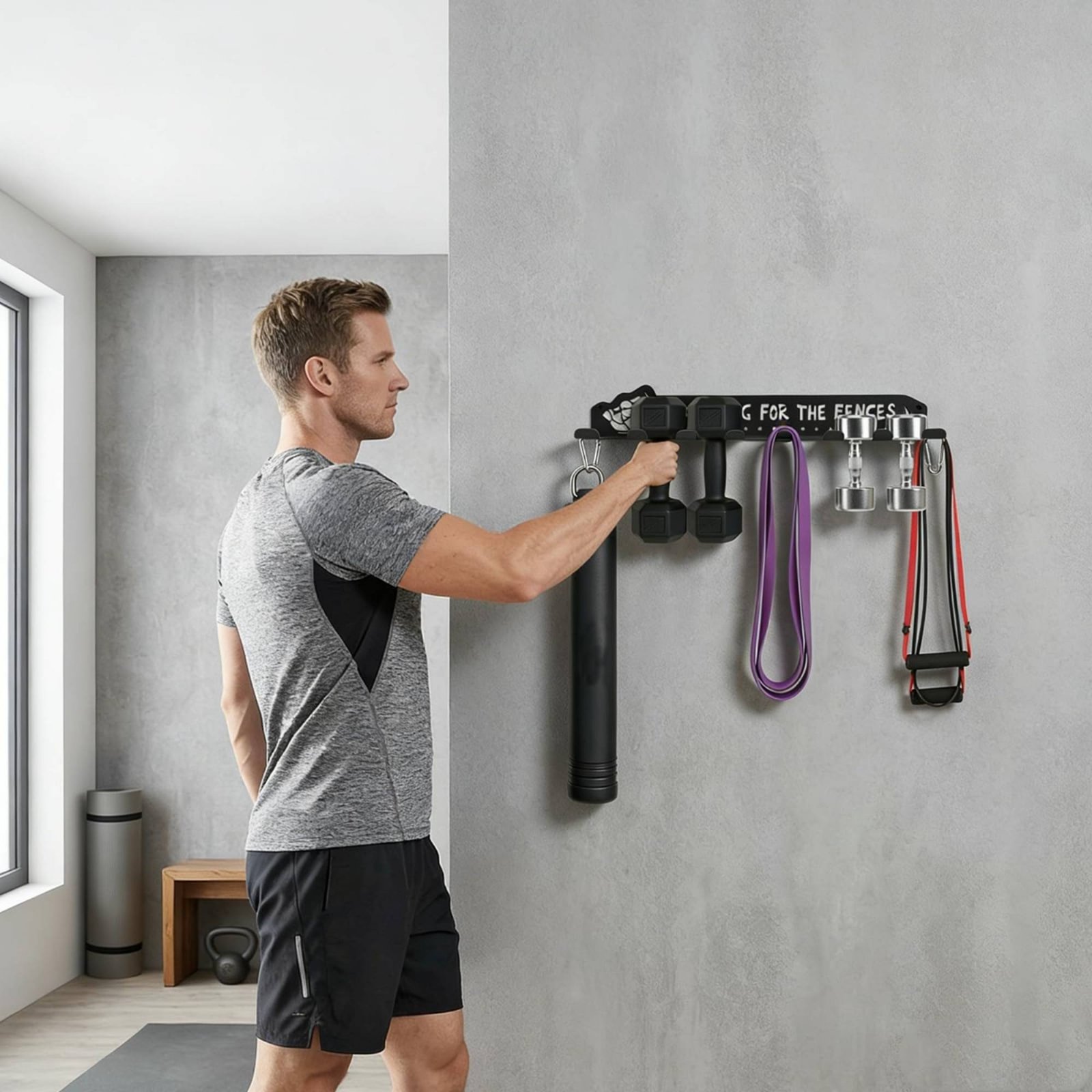 Heavy Equipment Garage - Soporte para Equipo Deportivo de 8
