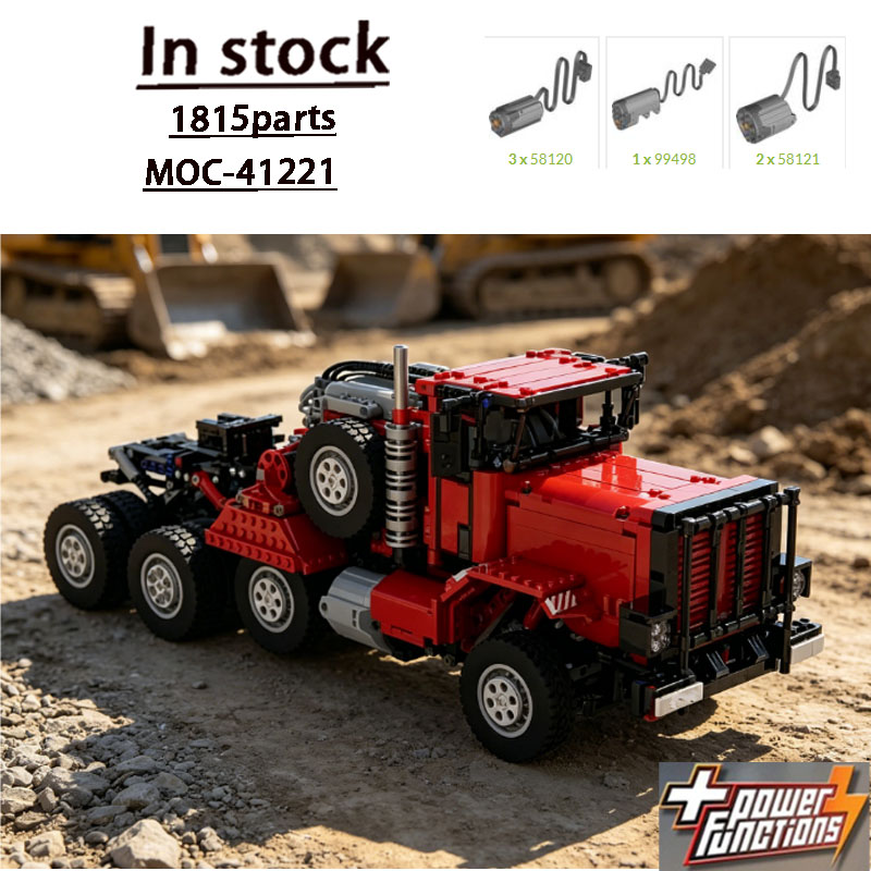 Heavy Equipment Certificate - MOC-41221M911 Edición Roja, Camión de Transporte