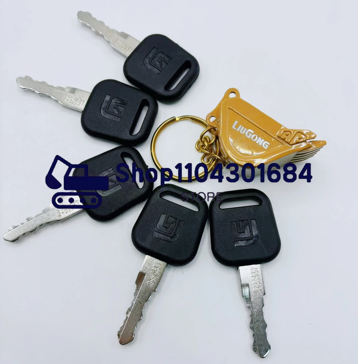 Heavy Equipment Keys - 2/5 Uds 34B0557 llaves para llaves
