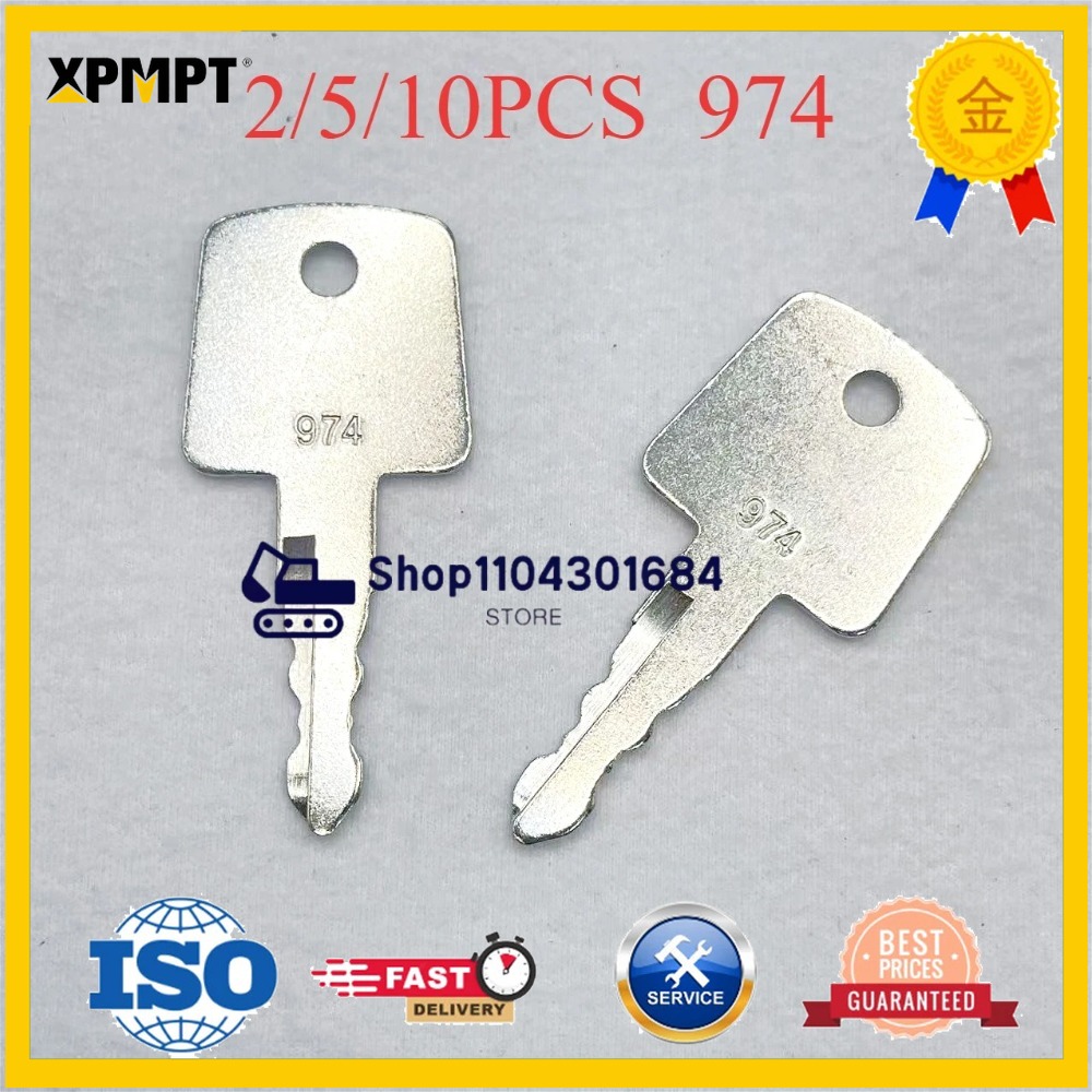 Heavy Equipment Keys - 10 llaves de encendido Sakai para