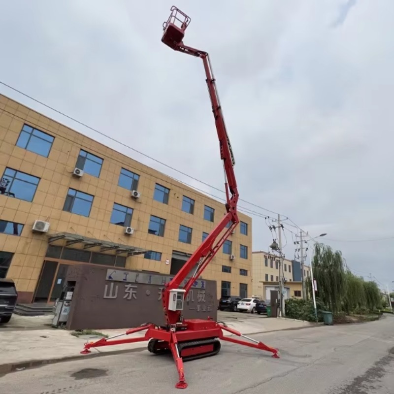 Compact Crawler Boom Lift - Plataforma Elevadora Compacta Tipo Araña con