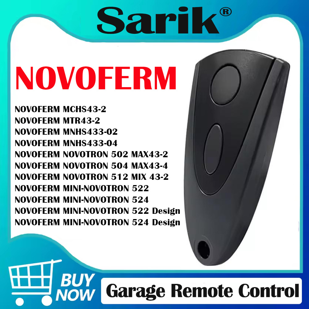 Heavy Equipment Garage - NOVOFERM Control remoto para puerta de
