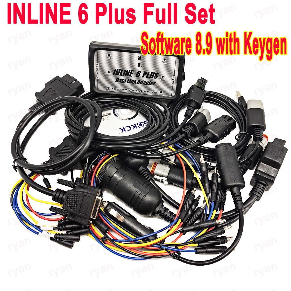 Heavy Equipment Diagnostic Tool - Para Cummins INLINE 6 Plus V8.9