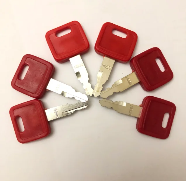 Heavy Equipment Keys - 6 llaves de encendido de repuesto
