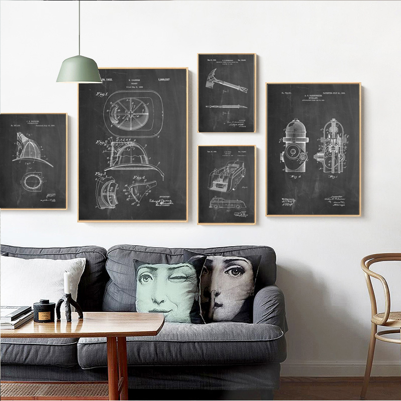 Póster de decoración de pared  - Heavy Equipment Background reseña y precio