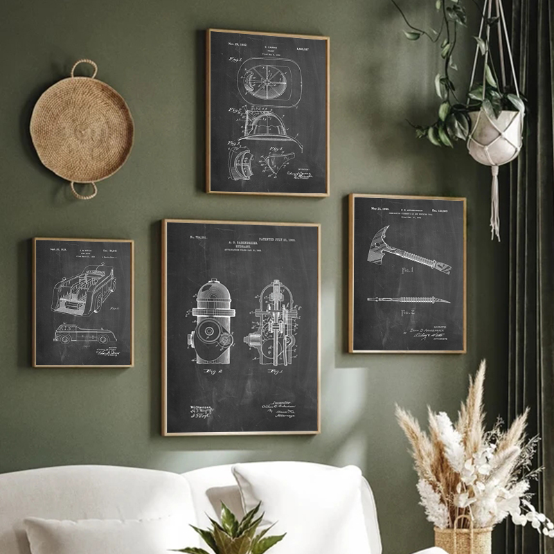 Póster de decoración de pared  - Heavy Equipment Background reseña y precio