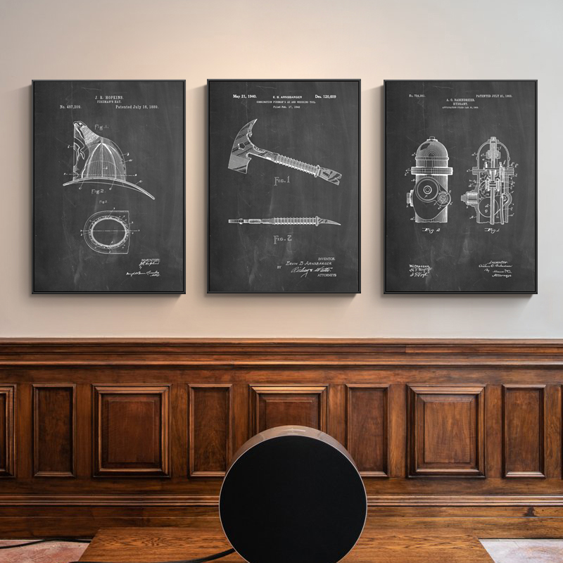 Póster de decoración de pared  - Heavy Equipment Background reseña y precio