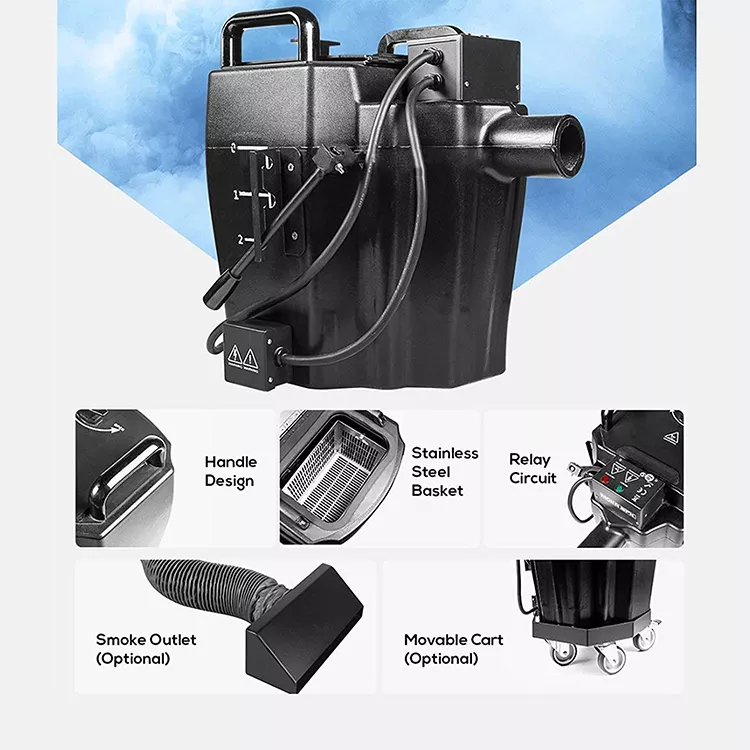 Máquina de niebla baja de 3500 - Heavy Equipment Background reseña y precio