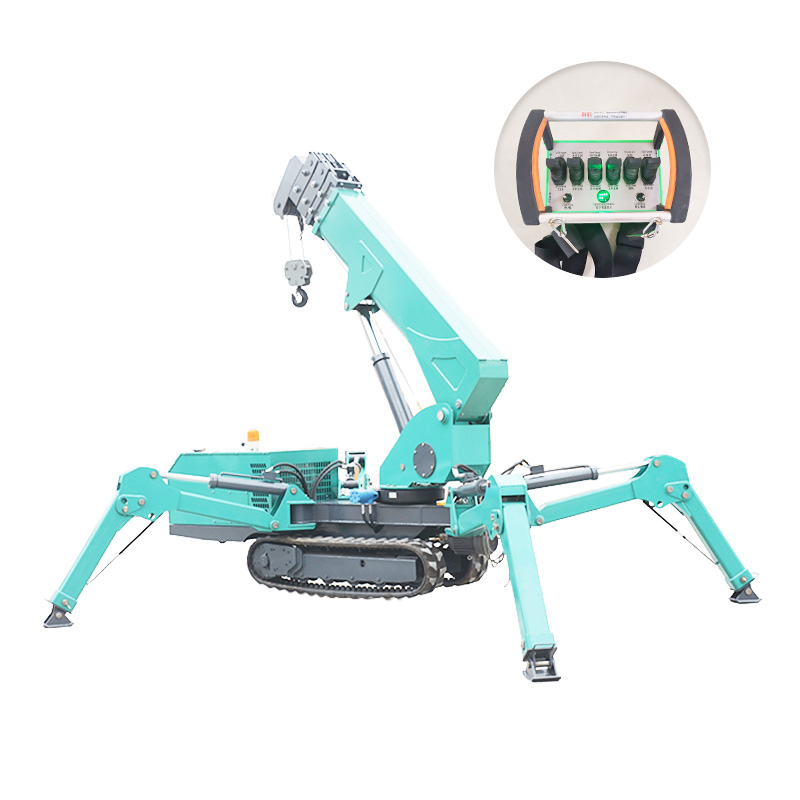 Grúa Araña Hidráulica 7T, Mini - Compact Crawler Boom Lift reseña y precio