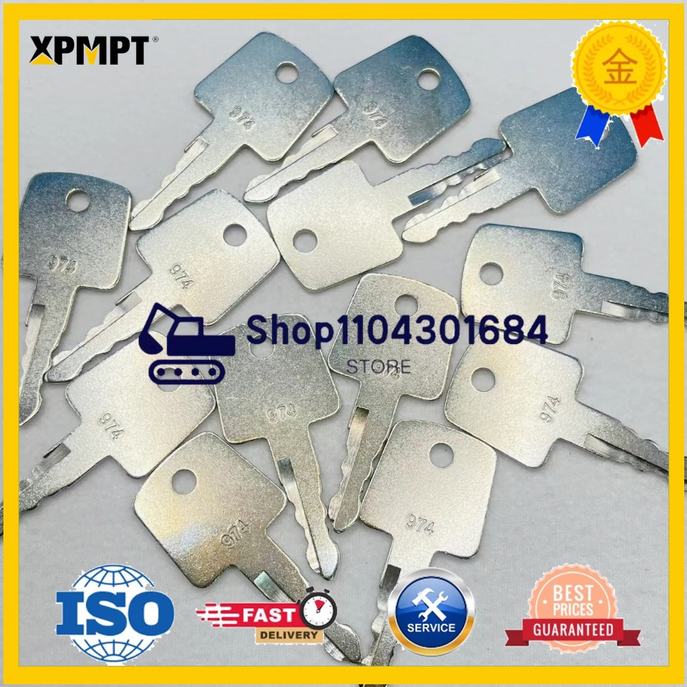 10 llaves de encendido Sakai p - Heavy Equipment Keys reseña y precio