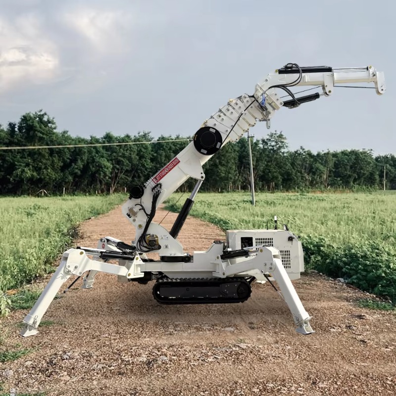 Mini Grúa Araña Compacta, Capa - Compact Crawler Boom Lift reseña y precio