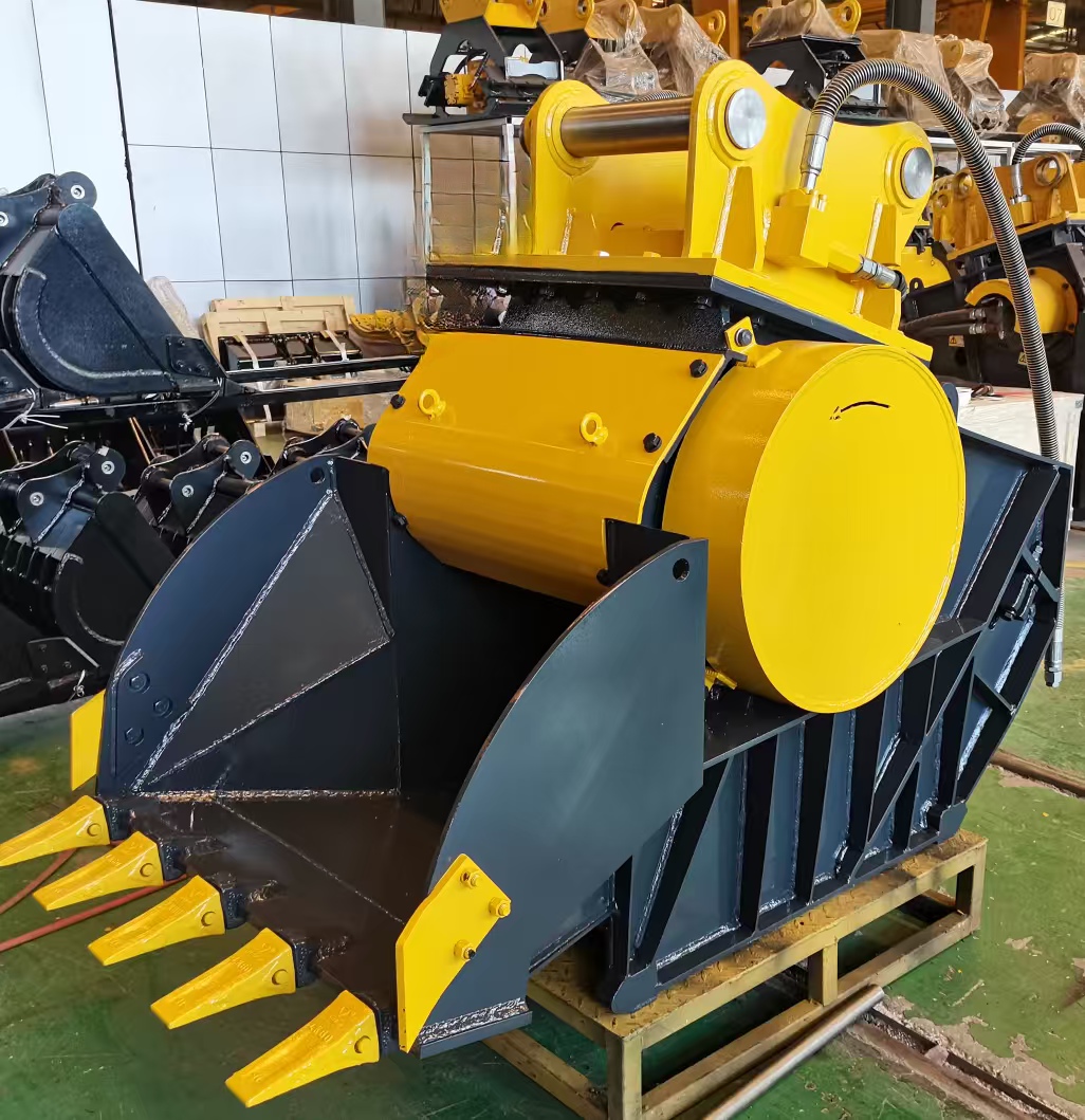 Cucharón triturador hidráulico - Heavy Equipment With Bucket reseña y precio