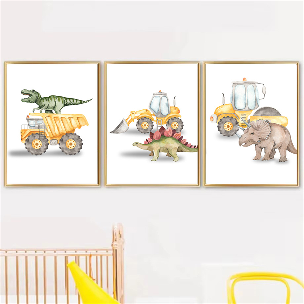 Cuadro sobre lienzo para pared - Heavy Equipment Background reseña y precio