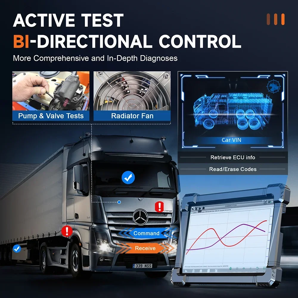 ANCEL X7 HD Herramienta de Dia - Heavy Equipment Diagnostic Tool reseña y precio