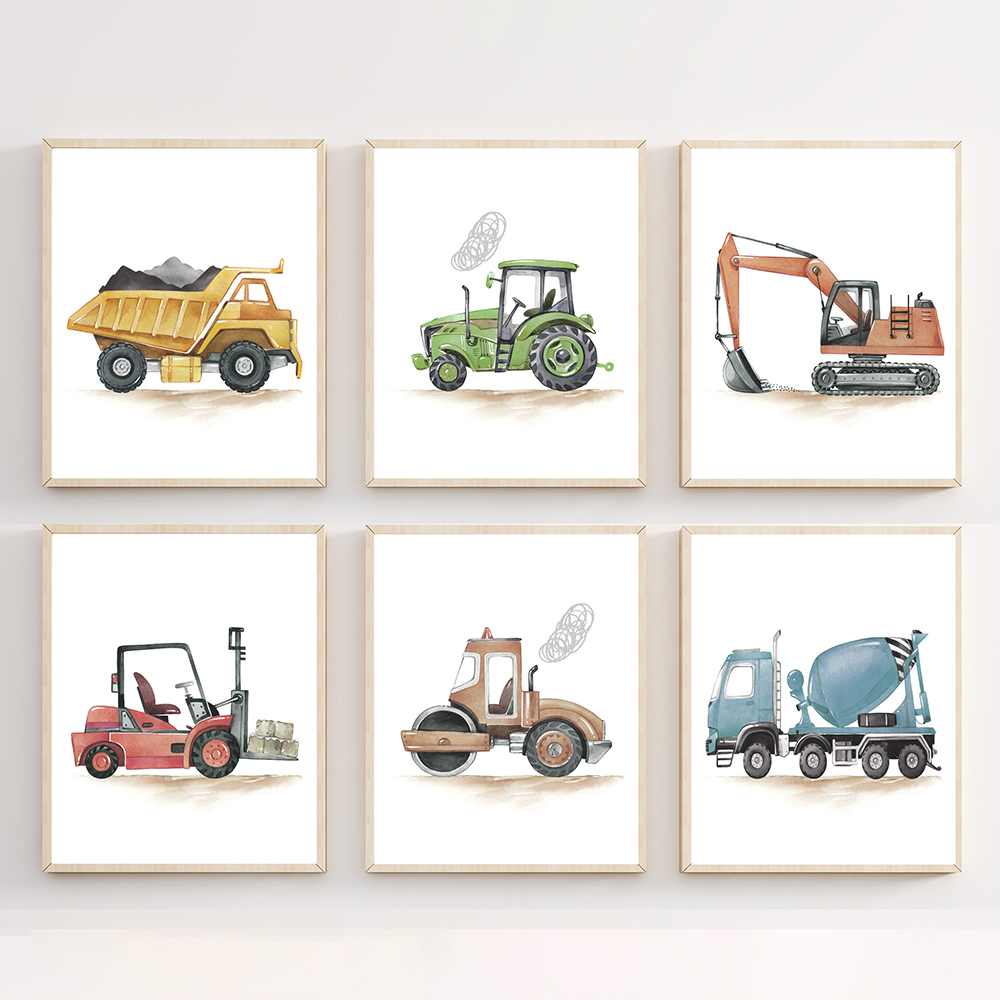 Impresiones de vehículos de co - Heavy Equipment Background reseña y precio