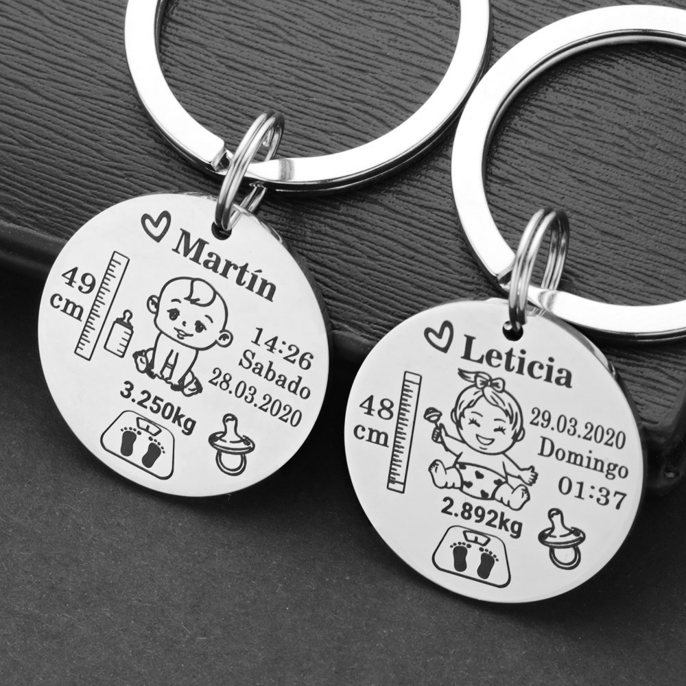 LLavero de bebé personalizado  - Heavy Equipment Keys reseña y precio
