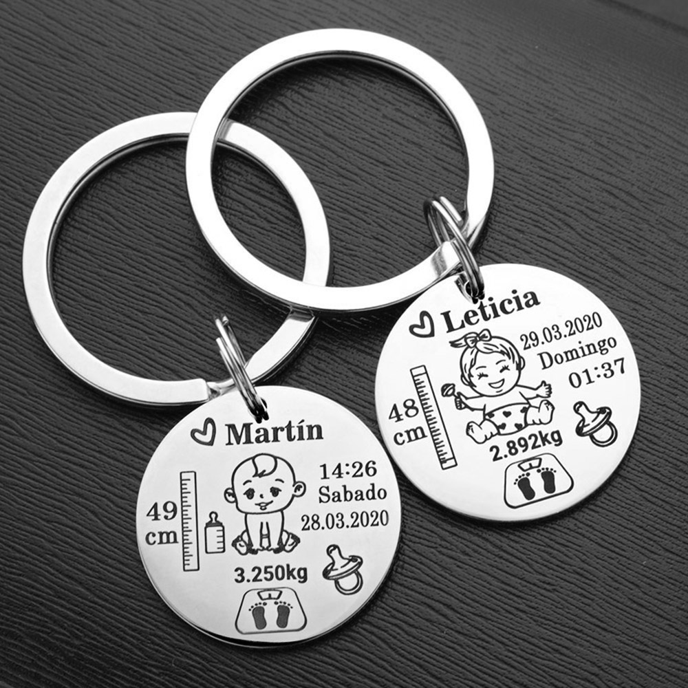 LLavero de bebé personalizado  - Heavy Equipment Keys reseña y precio