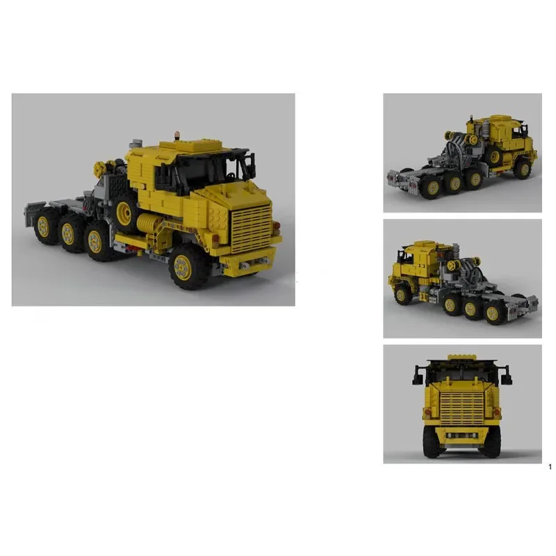 MOC-34802 Camión Amarillo M107 - Heavy Equipment Certificate reseña y precio